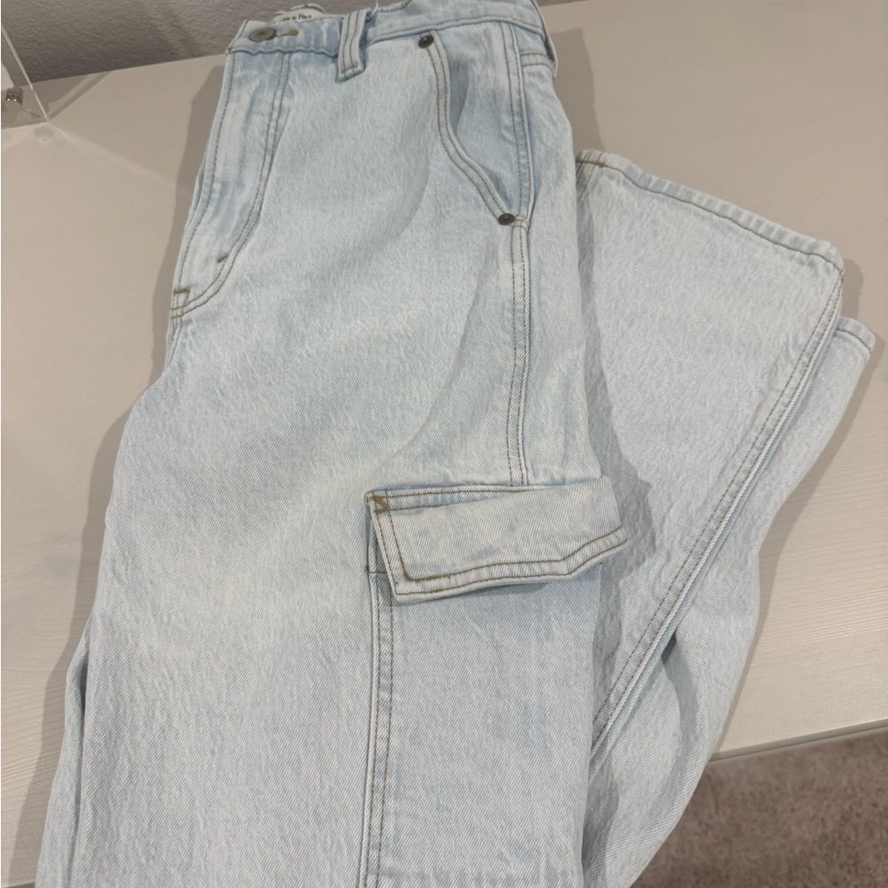 Abercrombie & Fitch Light Blue High Rise Women Jeans